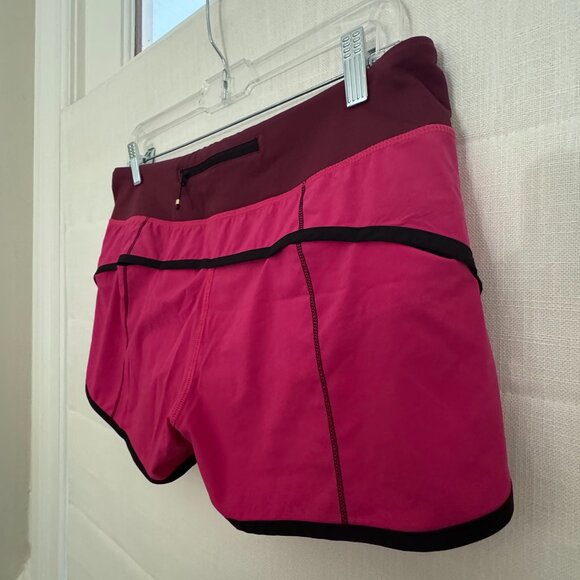 LuLu Lemon Athletica Speed Up Low-Rise Lined Short 2.5'' S8 Pink - Picture 6 of 7